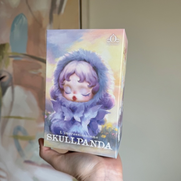 SKULLPANDA L'impressionnisme Series Plush Doll Keychain Pendant - 100% Authentic - Picture 4 of 7